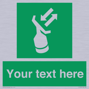 Custom sign safe condition Search and rescue transponder